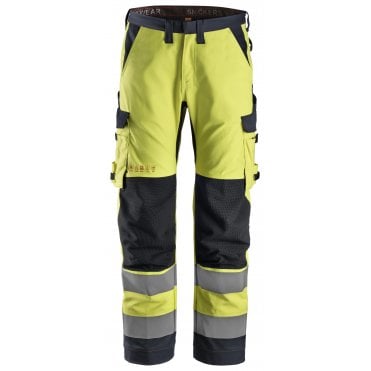 6361 ProtecWork, Work Trousers Equal Leg Pockets, High-Vis Class 2
