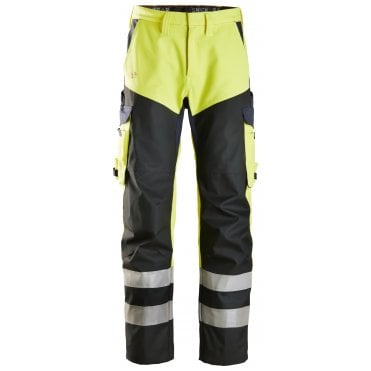 6365 ProtecWork, Trousers Reinforced front of leg, High-Vis Class 1
