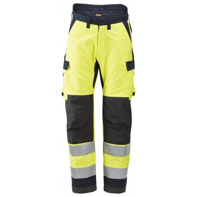 Snickers 6663 ProtecWork, Insulated Trousers, High-Vis Class 2