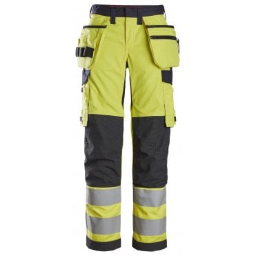 6797 ProtecWork, Women's Trousers Holster Pockets, High-Vis Class 2