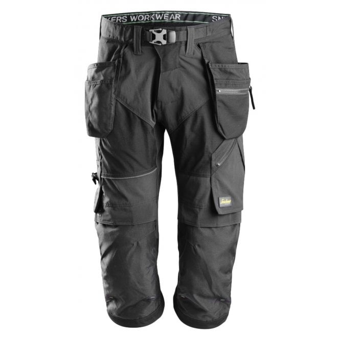 Snickers 6905 FlexiWork, Work Pirate Trousers+ Holster Pockets