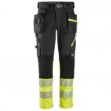 6935 C1 Hi-Vis Trousers with Detachable Holster Pockets