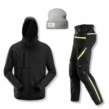 6940 FlexiWork Trousers, 8058 Hoodie & 9023 Beanie Bundle