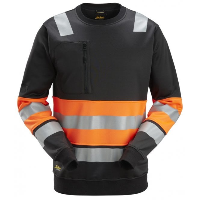 Snickers 8031 Hi-Vis Class 1 Sweatshirt