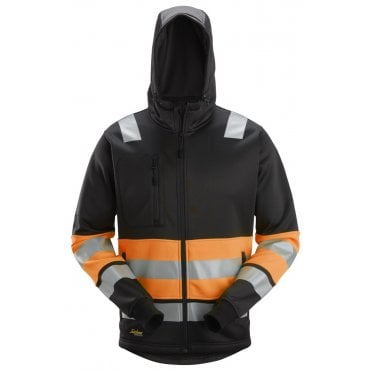 8038 Hi-Vis Class 1 Full Zip Hoodie