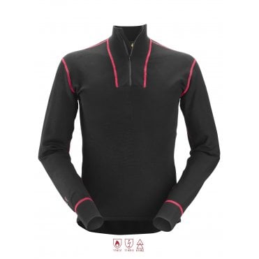 9462 ProtecWork, Half Zip Wool Long Sleeve Shirt