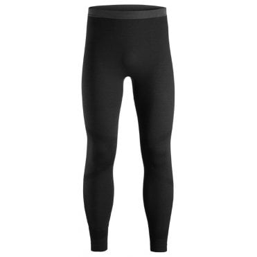 9484 Black Seamless Base Layer Wool Bottoms