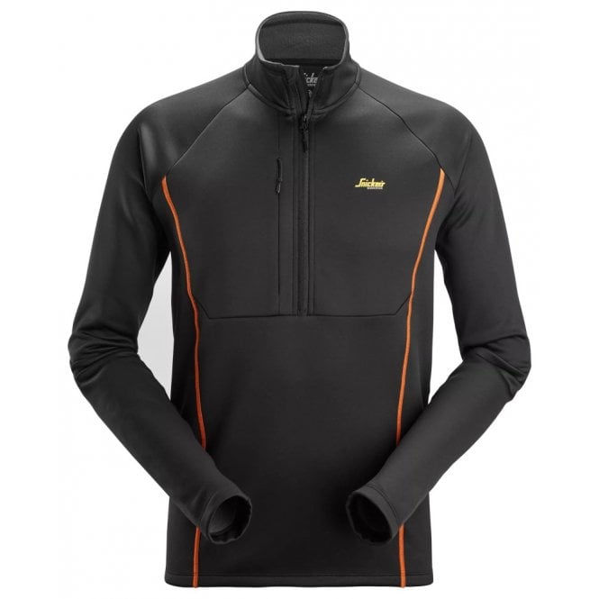 Snickers 9485 Black Thermal Base Layer Fusion Top