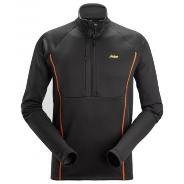 9485 Black Thermal Base Layer Fusion Top