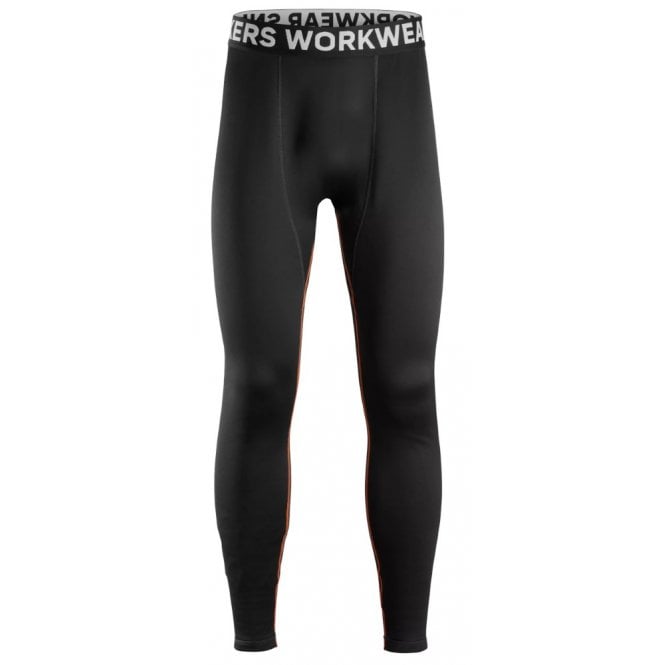 Snickers 9486 Black Thermal Base Layer Fusion Bottoms