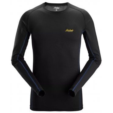 9493 Black Light Base Layer Stay Fresh Top