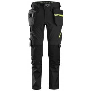 SALE - 6940 FlexiWork, Softshell Stretch Trousers+ Holster Pockets