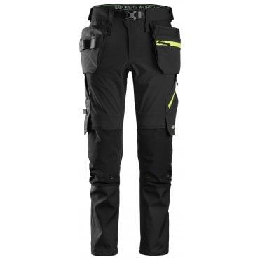 SALE - 6940 FlexiWork, Softshell Stretch Trousers+ Holster Pockets