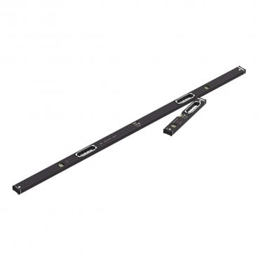 196-2 40cm & 183cm Dark Shadow Spirit Level Set