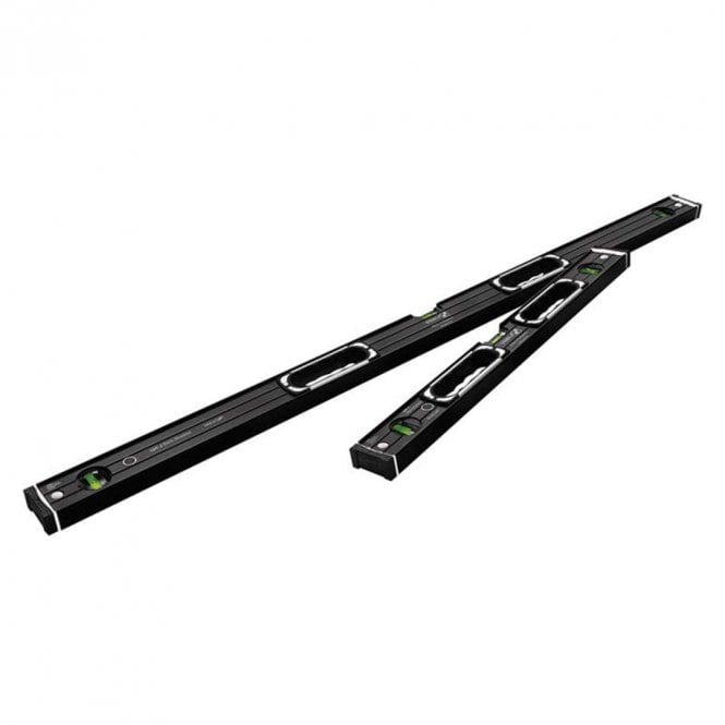 Stabila 196-2 61cm & 122cm Dark Shadow Spirit Level Set