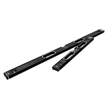 196-2 61cm & 122cm Dark Shadow Spirit Level Set