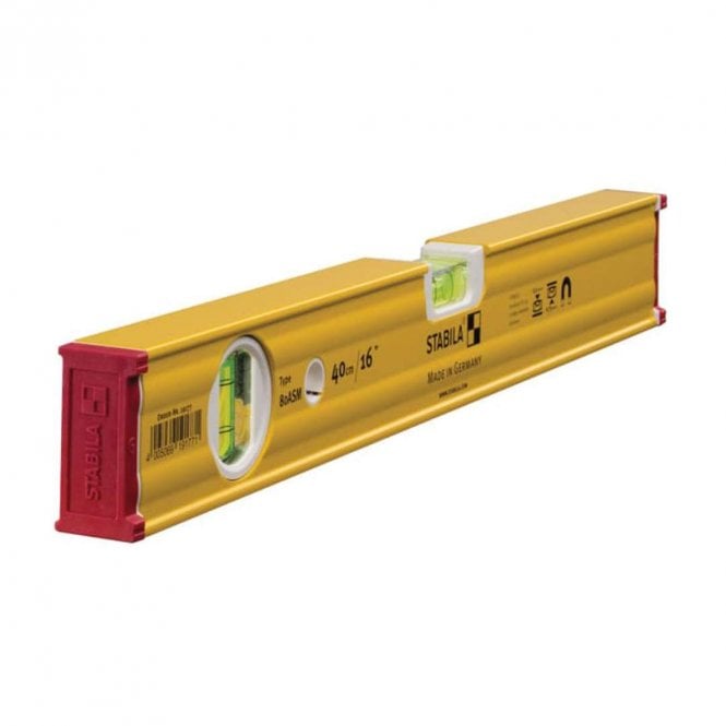 Stabila 40cm Spirit Level 2 Vial 19177 80 ASM