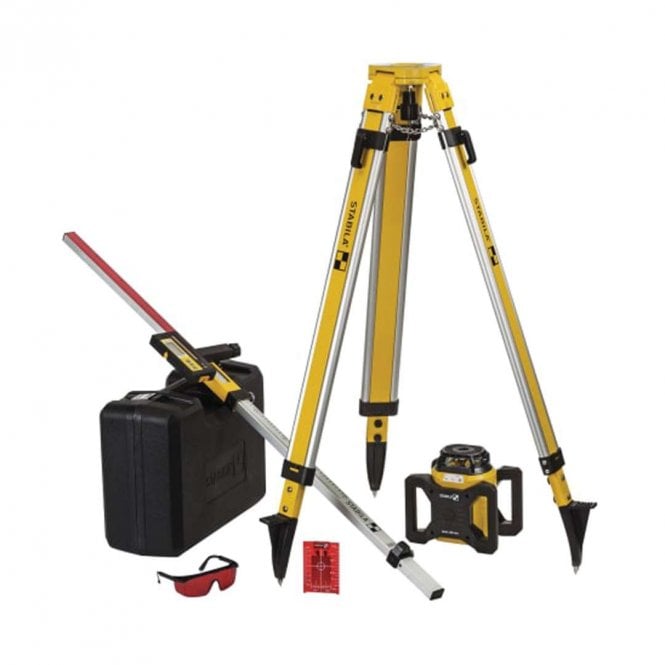 Stabila Self Level Rot Laser Level Set Lar160 7Pc
