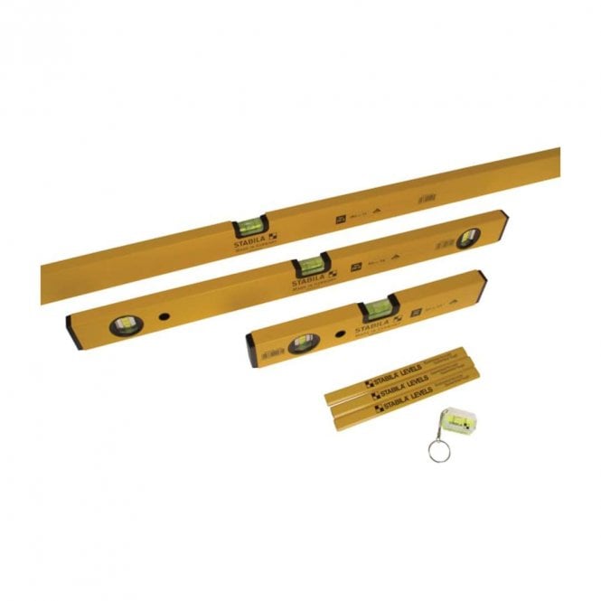 Stabila Spirit Level Combi Pack 30cm + 60cm + 180cm 70-2