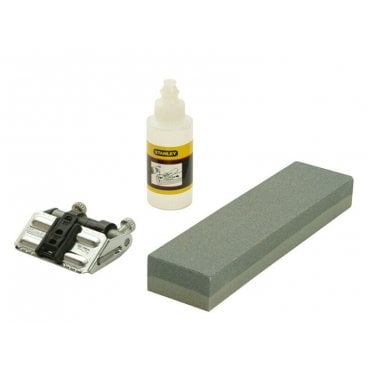 200mm Chisel Honing Guide Sharpening Oil Stone 3 PIECE KIT 0-16-050