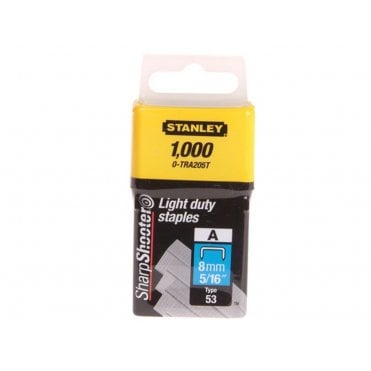 Light-Duty Staples Pack of 1000 6mm - 8mm -10mm