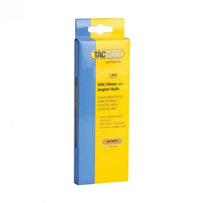 Tacwise Type 500 18 Gauge Angled Nails (Pack 1000)