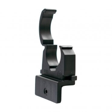 22mm Hinged EZ Joist Pipe Fixing Clips Black