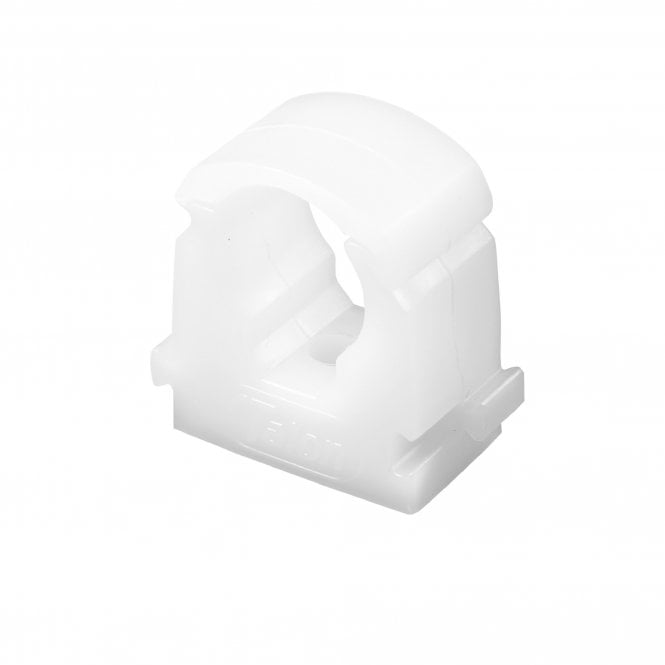 Talon 28mm Hinged Pipe Clips White