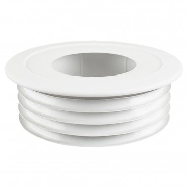 FlueSnug Easy Fit Collar & Seal for 100mm Boiler Flues WHITE