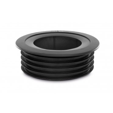 PipeSnug Easy Fit Collar & Seal for 110mm Soil Pipe BLACK - Single