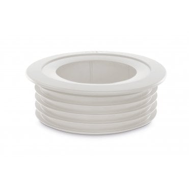 PipeSnug Easy Fit Collar & Seal for 110mm Soil Pipe WHITE - Single