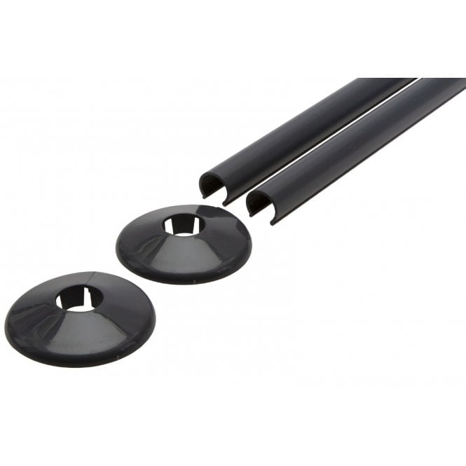 Talon Snappit 500mm Radiator Pipe Covers & Collars Pack Anthracite ACSNA/K1