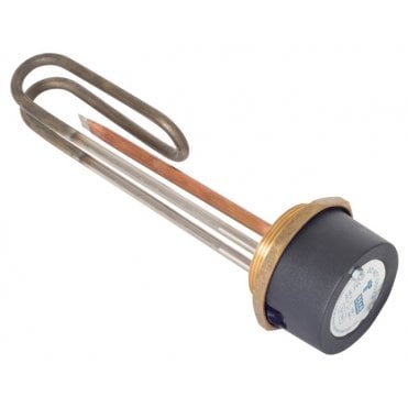 14" Incoloy Immersion Heater & Thermostat