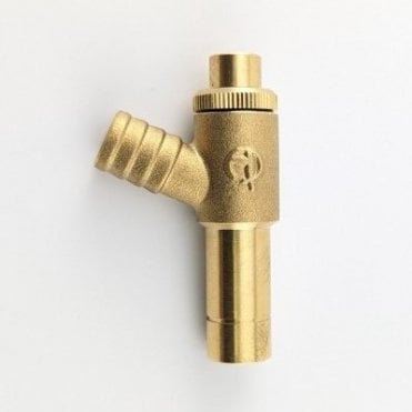 T DOC 15mm Long Tail Drain Off Cock (Single)