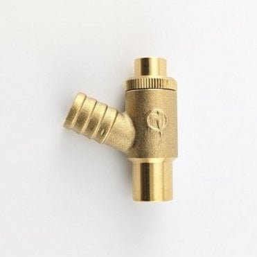 T DOC 15mm Standard Drain Off Cock (Single)