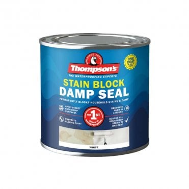 250ml White Stain Blocking Damp Seal Paint Covers & Prevents Stains