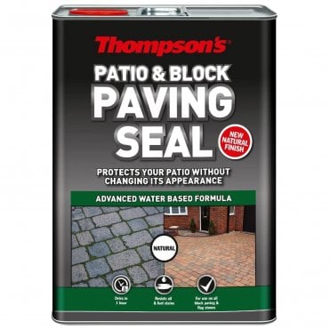 5L Patio & Block Paving Sealer Natural Finish Advanced Water-Based