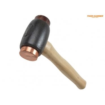 214 Copper/Rawhide Hammer Size 3 (44mm) 1600g