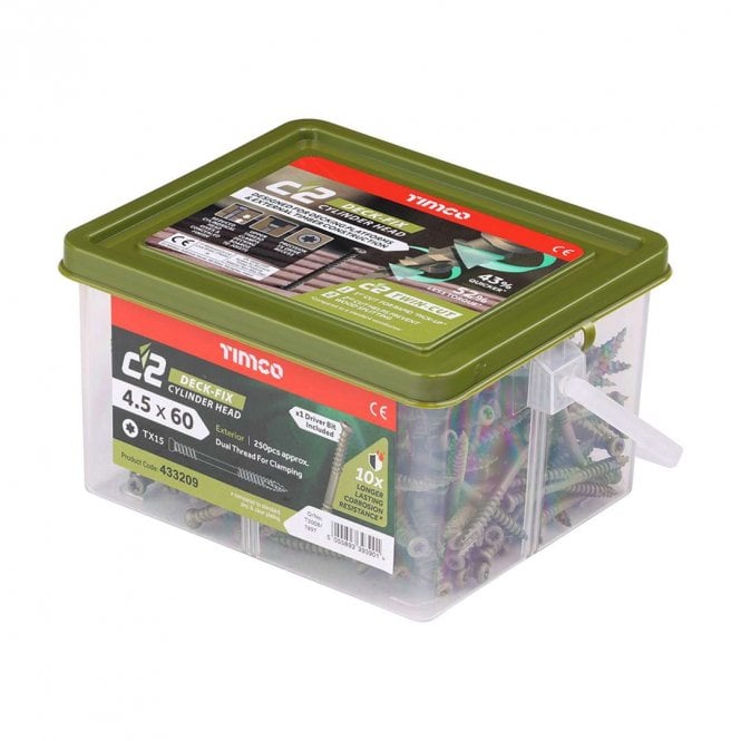Timco C2 Deck-Fix Decking Timber Screw