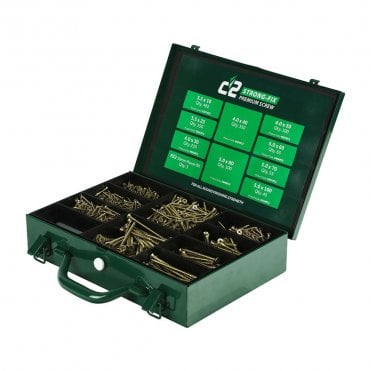 C2 Strong-Fix Premium Multi-Purpose Screws - Assorted Trade Case