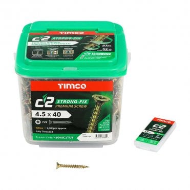 C2 Strong-Fix PZ Double-CSK Twin Cut Premium Screws