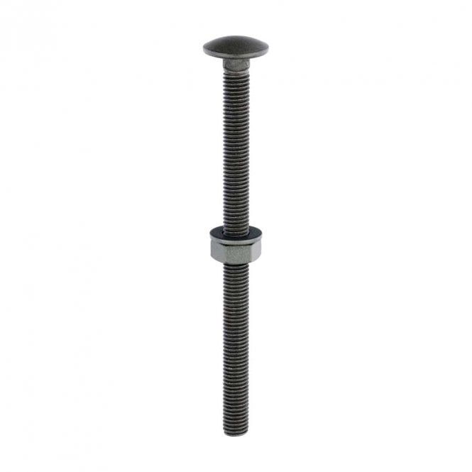 Timco Carriage Dome Head Bolts, Hex Nuts & Washers (10pc)