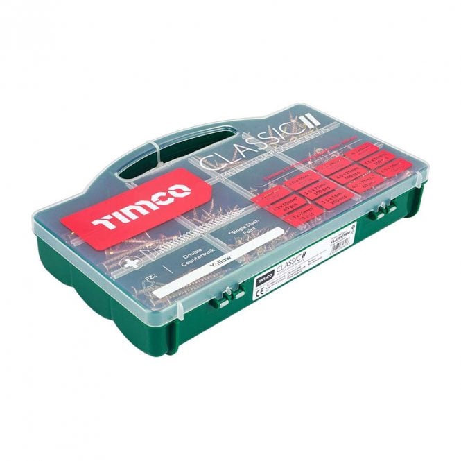 Timco Classic Multi-Purpose Screws - Mixed Tray Yellow