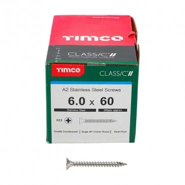Classic Multi-Purpose SS Double Countersunk Screws (200pc)