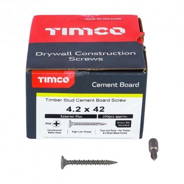 Drywall Cement Board Screws (200pc)