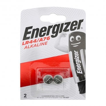 Energizer Alkaline A76/LR44 Coin Batteries - Pack of 2