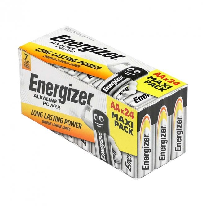 Timco Energizer Alkaline Power AA Batteries - Pack of 24