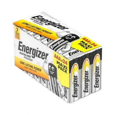 Energizer Alkaline Power AAA Batteries - Pack of 24