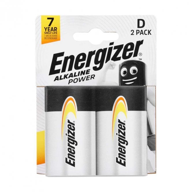 Timco Energizer Alkaline Power D E95 Batteries - Pack of 2