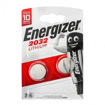 Energizer Lithium CR2032 Coin Battery - Pack of 2